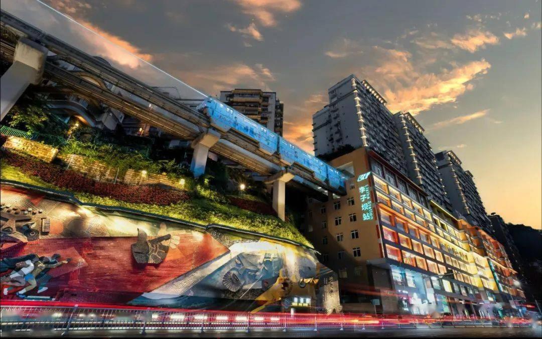 Boutique Of Meditation With Cuisine & Night View, Exit 2 Liujiatai Station Line 9 ฉงชิ่ง ภายนอก รูปภาพ