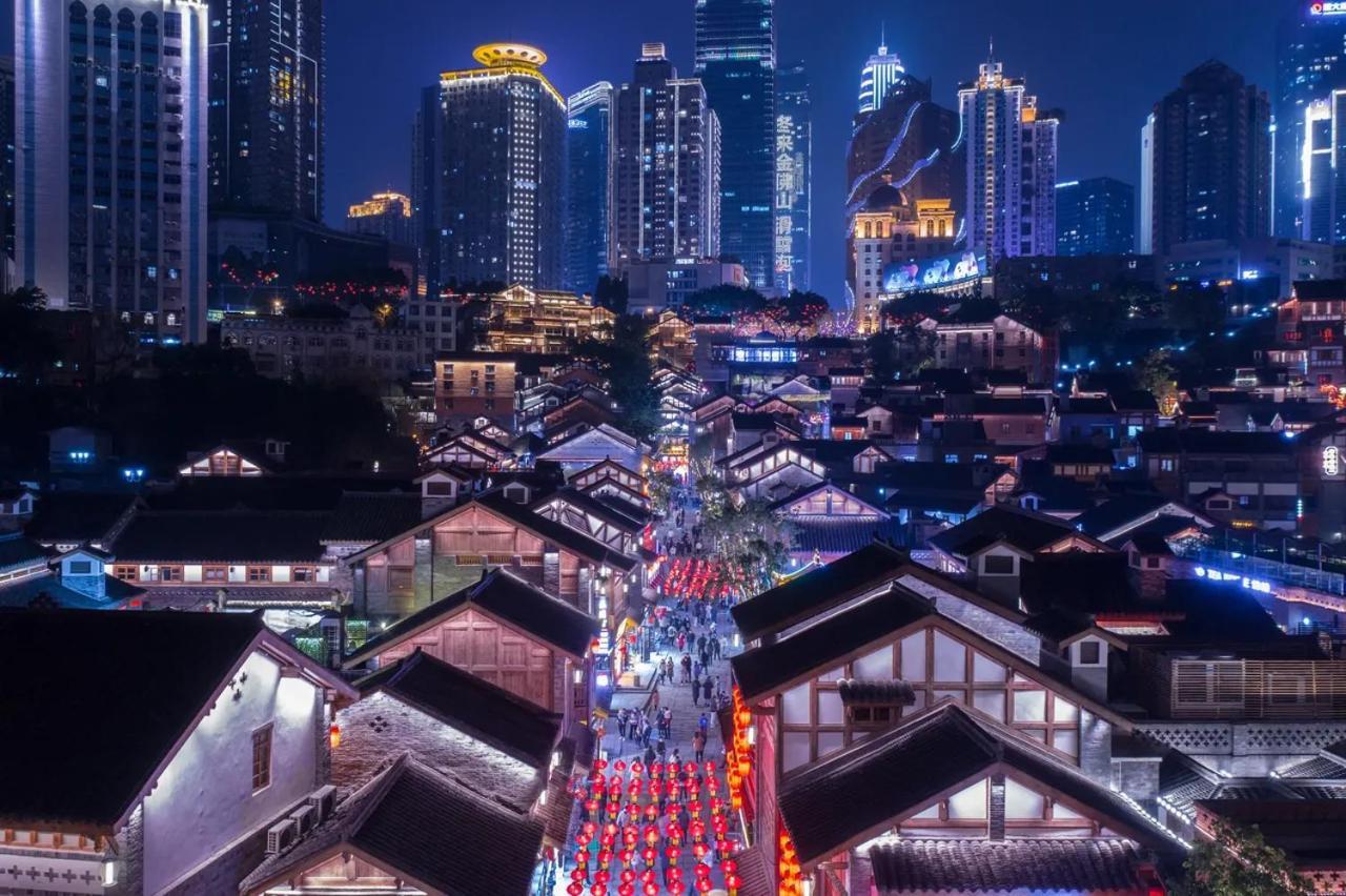 Boutique Of Meditation With Cuisine & Night View, Exit 2 Liujiatai Station Line 9 ฉงชิ่ง ภายนอก รูปภาพ