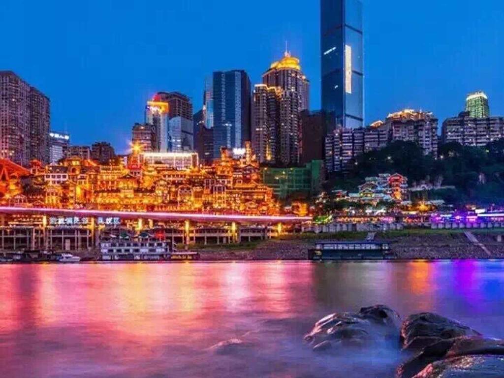 Boutique Of Meditation With Cuisine & Night View, Exit 2 Liujiatai Station Line 9 ฉงชิ่ง ภายนอก รูปภาพ